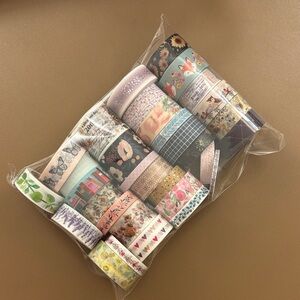 Washi Tape Colorful Decorative Set - Gently used fun variety 32 rolls
